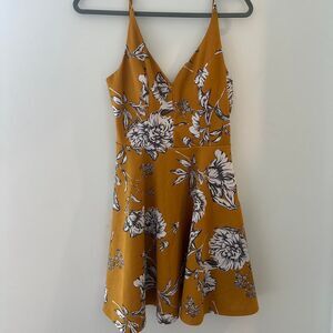 Unbranded Women's Yellow and Gold Dress